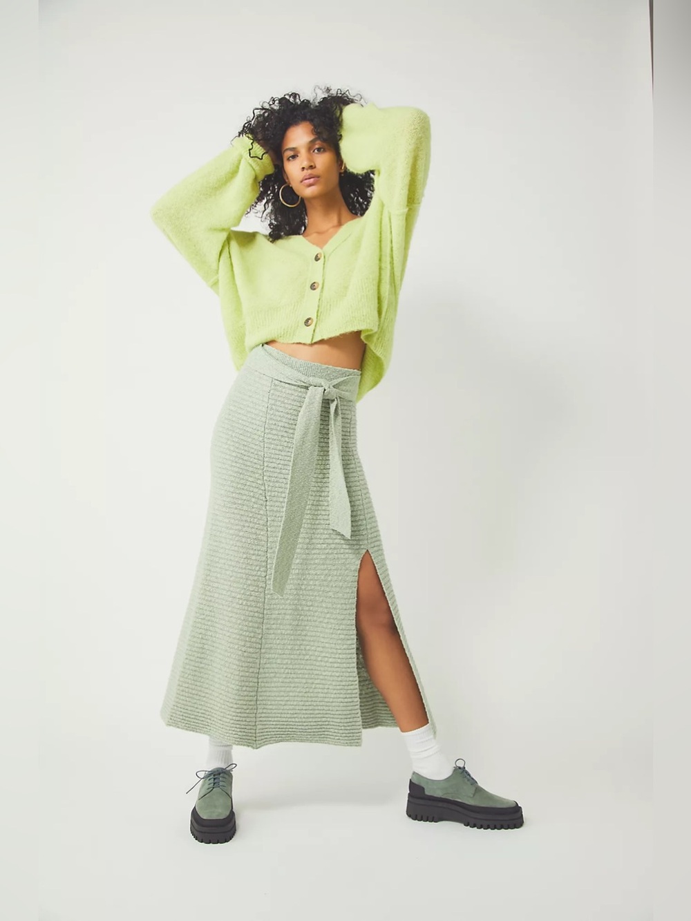 Free People Claudia Blanket skirt